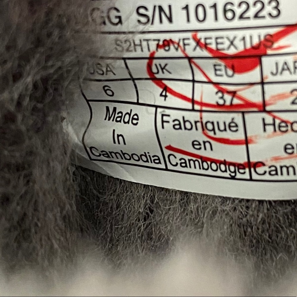 UGG Classic Short Boots Grey 6 - Picture 16 of 16